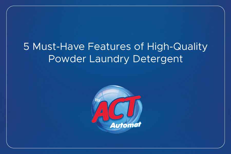 5 Essential Features of Top-Quality Powder Laundry Detergent