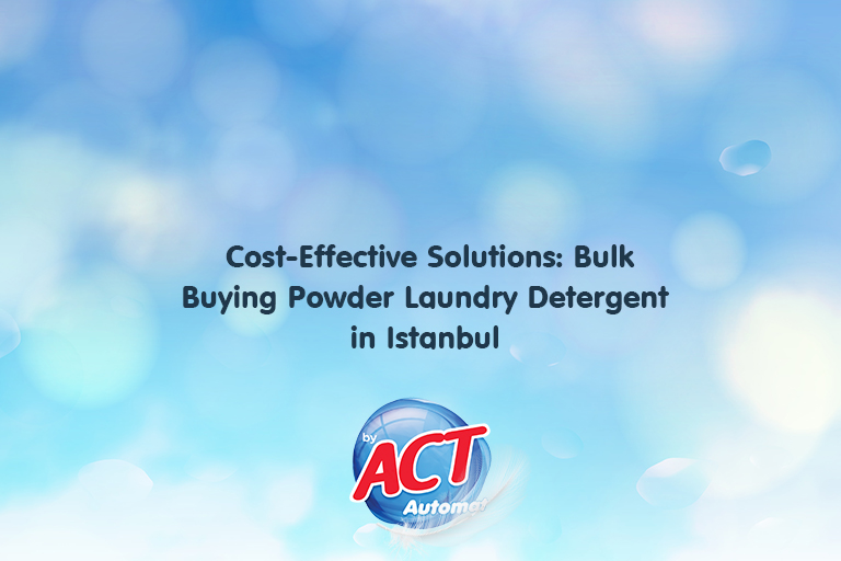 Cost-Effective Solutions: Bulk Buying Powder Laundry Detergent from Istanbul